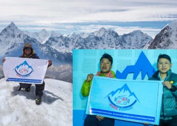 रेडियो एभरेष्टको ब्यानर लबुचेमा पुग्यो (हेर्नुहोस भिडियो सहित)