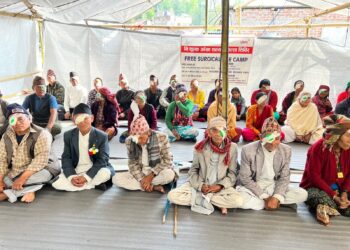 दिक्तेलमा आयोजित शिविरबाट १ सय ४० बढीको आखाँको शल्यक्रिया 