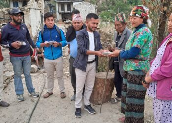 देउपुजे अग्निपीडित लाई ७ लाख बढी नगद सहयोग ( सहयोगीहरूकाे नामावली समेत  )