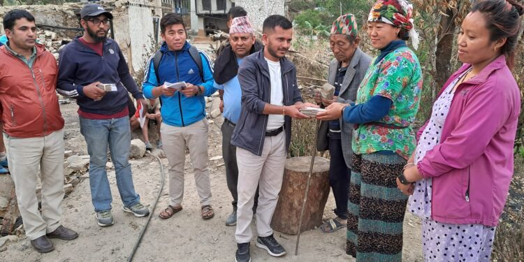 देउपुजे अग्निपीडित लाई ७ लाख बढी नगद सहयोग ( सहयोगीहरूकाे नामावली समेत  )