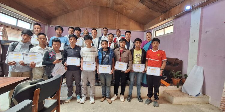 माप्यमा सकियो इलेक्ट्रिसियन तालिम, हाल सम्म ४५ जनशक्ती उत्पादन