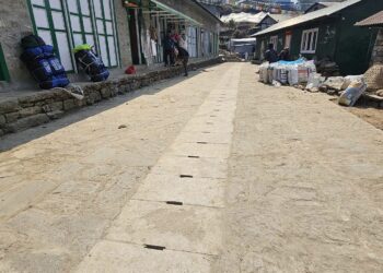 लुक्लामा फुट ट्रेल निर्माणको काम समय अगावै सम्पन्न