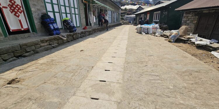 लुक्लामा फुट ट्रेल निर्माणको काम समय अगावै सम्पन्न