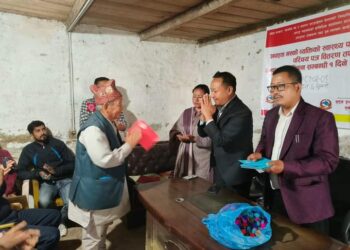 शिविरमार्फत पाए थुलुङ दुधकोशीका ४८ जनाले अपाङ्गता कार्ड