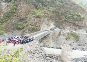 दिप्लिघाटको बेलिब्रिज उद्घाटन, २ पालिकाका ३५ हजार जनसङ्ख्यालाई राहत 