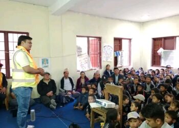 सिंहकाली आविका विद्यार्थीलाई सडक सुरक्षा सम्बन्धी तालिम