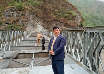 दिप्लीघाटस्थित बेलिब्रिज निर्माण कार्य सम्पन्न, जेठ ९ गते उद्घाटन हुँदै