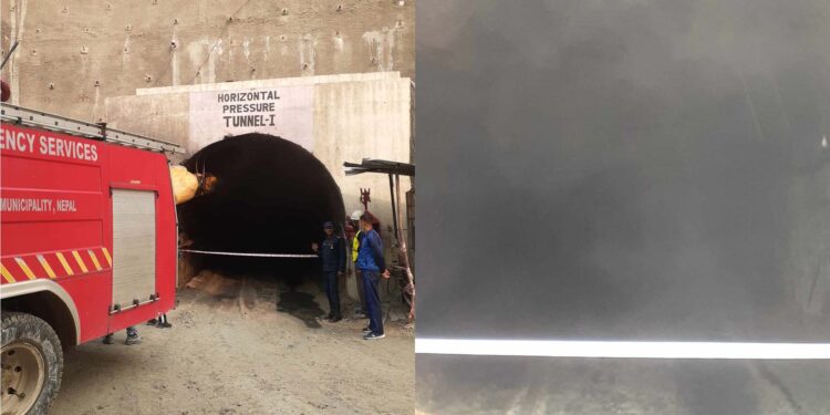 सुरुङको ६ सय ५० मिटर भित्रबाट अचानक धुँवा निस्किएपछि 
