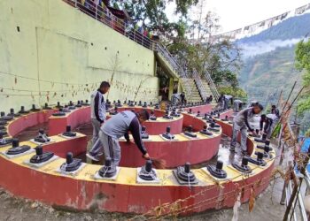 सोलुखुम्बुमा  गणतन्त्र दिवस : धार्मिक शक्तिपीठ  सरसफाइ गरिदै