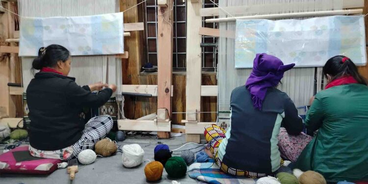 घरेलुमा जारी गलैँचा बुनाई तालिम प्रभावकारी भएको सहभागीको भनाई