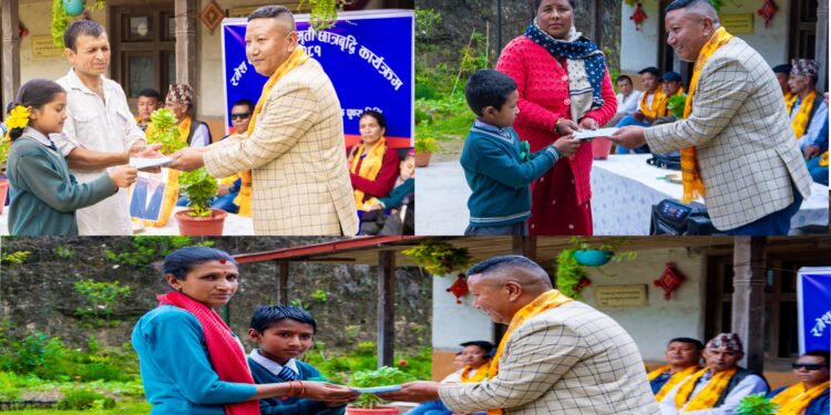 नेलेका ३ विद्यार्थीलाई छात्रवृत्ति, एक वर्ष सम्म मासिक शुल्क तिर्नु नपर्ने