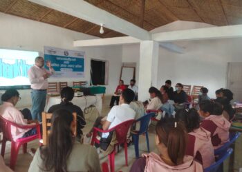 सोलुखुम्बुका स्वास्थ्यकर्मीलाई प्राथमिक आँखा उपचार सम्बन्धी तालिम 