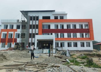 बराहपोखरीको प्रशासनिक भवन ः ४३ महिनामा ८५ प्रतिशत भौतिक प्रगती