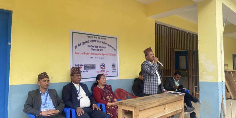 शिक्षकहरूका लागी १० दिने टिपिडी तालिम सम्पन्न 