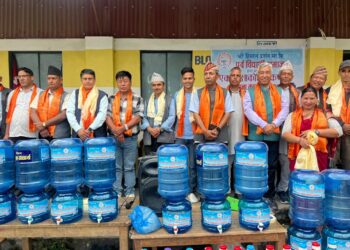 हिमाल दर्शनका हरेक कक्षाकोठामा पानीको धारा 