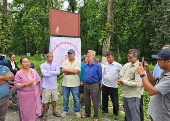 कानेपोखरी गाउँपालिकाको आयोजनामा वृक्षारोपण कार्यक्रम सम्पन्न 