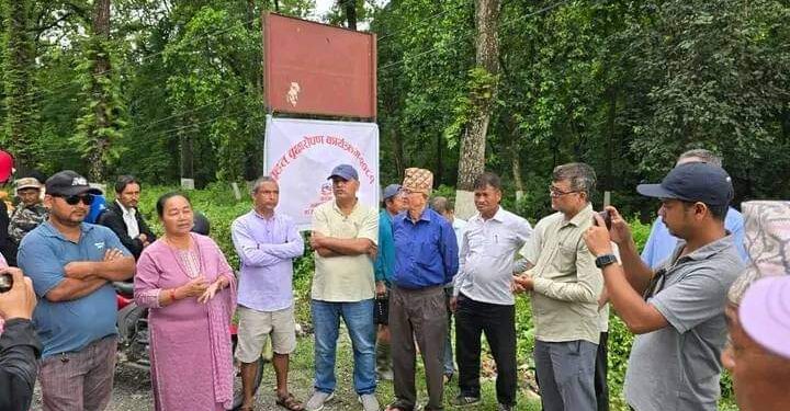 कानेपोखरी गाउँपालिकाको आयोजनामा वृक्षारोपण कार्यक्रम सम्पन्न 