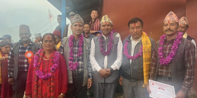 नेकपा एमाले लिखुपिके गाउँपालिकाको अध्यक्षमा बस्नेत सर्बतसम्म 