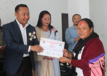 थुलुङमा अपाङ्गता भएका व्यक्तीहरुको संस्थाको क्षमता अभिवृद्धि तालिम