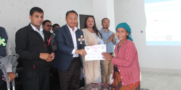 थुलुङ दुधकोशीमा एकल महिला उद्यमशिलता विकास कार्यक्रम सम्पन्न