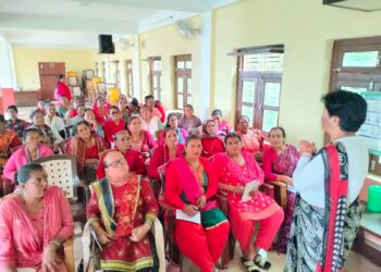 नेतृत्व विकास तथा कानुनी सचेतना तालिममा नेचाका महिलाहरुको उत्साहजनक सहभागीता