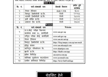 एसईईको नतिजा कसरी हेर्ने ? यसरी हेर्न सकिन्छ नतिजा