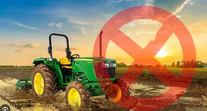 सडक बचाउन ट्याक्टर निषेध, कुदाए १० हजार जरिवाना गराइने 