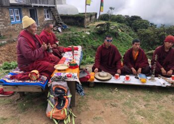 पिके पिक क्षेत्रमा  १८ वटा मानेकाे प्राण प्रतिष्ठान  र पुजा सम्पन्न