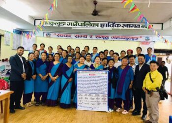 सोलुको महाकुलुङ गाउँपालिका पूर्ण खोप सुनिश्चितता पालिका घोषणा