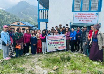 सोलुदुधकुण्ड नगरपालिका २ मा ५ दिने उद्घोषण तालिम सम्पन्न