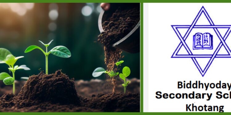 विद्धोदय माध्यमिक विद्यालयमा ६० बोट विरुवा रोपियो