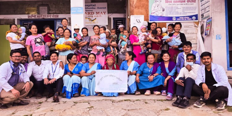 महाकुलुङको बुङ बन्यो पुर्ण खोप सुनिश्चीत वडा, ५० जनाले लगाए खोप