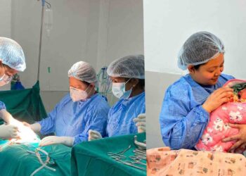 दुधकोशी अस्पतालमा  शल्यक्रिया मार्फत तेश्रो प्रसुती सफल