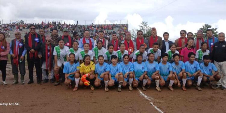 झापालाई प्रदेश स्तरीय महिला फुटबलको उपाधि