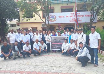 आन्दोलनमा  कोशी प्रदेशका वन रक्षक