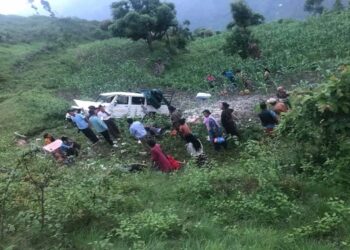 रामेछापमा जिप दुर्घटना : एक वृद्धाको मृत्यु, नौ जना घाइते