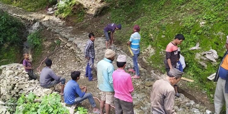सोताङ गाउँपालिकामा ७४ जनाले पाए १०० दिने रोजगारी