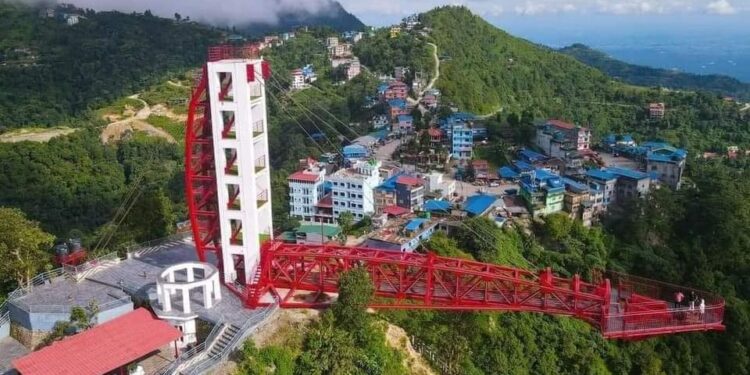 पुर्वकै चर्चित पर्यटकीयस्थल भेडेटारमा स्काईवाक टावर सञ्चालन