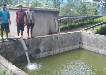 दुबेकोलमा सञ्चालित सोलार लिफ्टीङ आयोजनाको काम ९६ प्रतिशत सकियो 