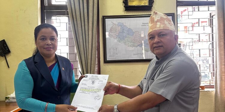 सोताङ पञ्चकन्या मन्दिरलाई पुरातत्व विभागमा दर्ता गर्न अध्यक्ष बस्नेतको पहल 