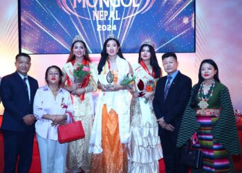 मिस मंगोल नेपाल २०२४ को उपाधि खोटाङकी एन्जल राईलाई