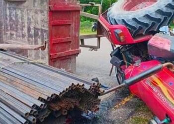 उदयपुरमा ट्रयाक्टर दुर्घटना हुँदा चालकको मृत्यु