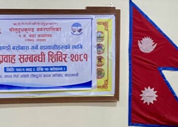 टाक्सिन्दुका २८ जना वडाबासीलाई काठमाडौंबाटै प्रशासनिक सेवा