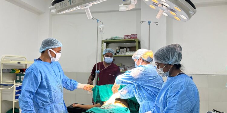 दुधकोशी अस्पतालमा शल्यक्रिया मार्फत पाचौं प्रसुती सफल