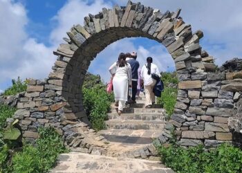 पर्यटकको रोजाइमा निर्माणाधीन ‘बुङालुङ’ ढुङ्गे बगैँचा