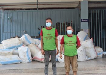 धरानमा १४ क्विन्टल गाँजासहित दुईजना पक्राउ