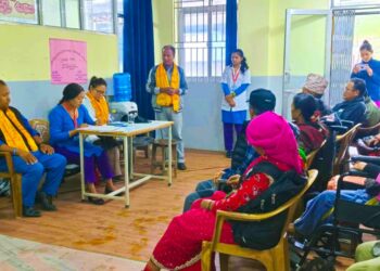 ओखलढुंगाको खिजिदेम्बामा ३५ जनाले लिए, मानसिक स्वास्थ्य सेवा