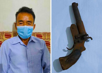 कुखुराको खोरमा कटुवा पेस्तोल, झापाका आङदेम्बे पक्राउ