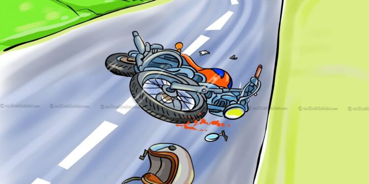 सिन्धुलीमा सवारी दुर्घटना हुँदा एक जनाको मृत्यु, एक जना घाईते