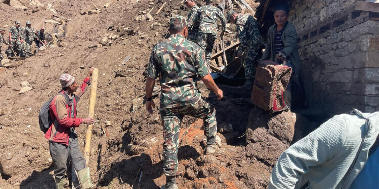 रामेछाप पहिरोमा बेपत्ता युवतीको शव चार दिनपछि भेटियो